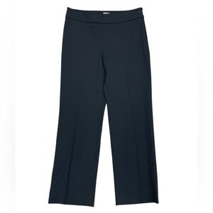Armani Collezioni Classic Black Straight Leg Pants
